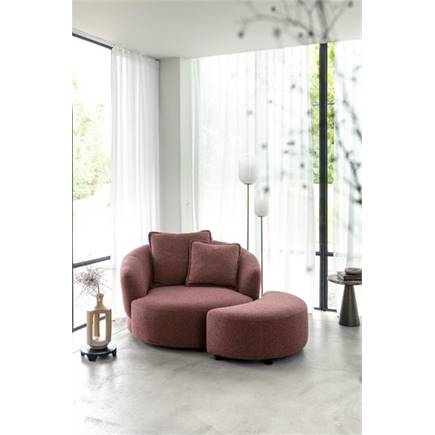 XOOON draaibaar - rond 130cm incl. 1 kussen 60x60 + 1 kussen 45x45