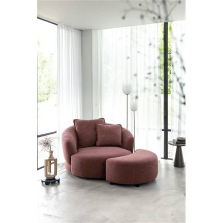 XOOON draaibaar - rond 130cm incl. 1 kussen 60x60 + 1 kussen 45x45