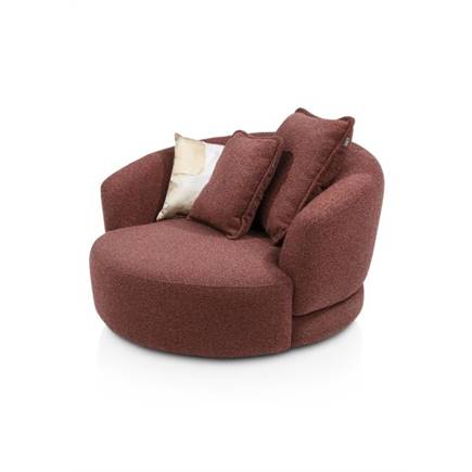 XOOON draaibaar - rond 130cm incl. 1 kussen 60x60 + 1 kussen 45x45