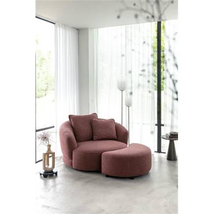 XOOON draaibaar - rond 130cm incl. 1 kussen 60x60 + 1 kussen 45x45