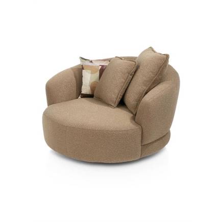 XOOON draaibaar - rond 130cm incl. 1 kussen 60x60 + 1 kussen 45x45
