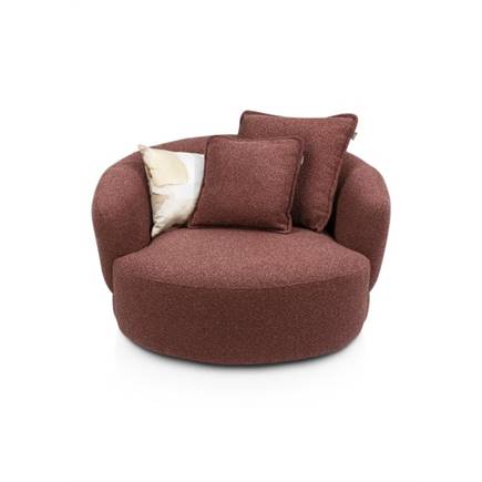 XOOON draaibaar - rond 130cm incl. 1 kussen 60x60 + 1 kussen 45x45