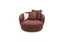 XOOON CERVOS fauteuil draaibaar - rond 130cm incl. 1 kussen 60x60 + 1 kussen 45x45