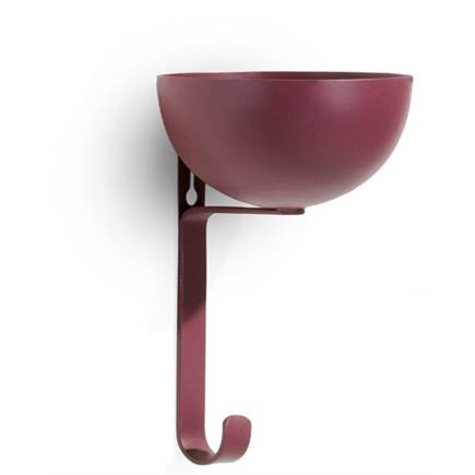 XOOON Elodie wandhaak 20x12cm Roze