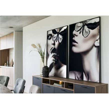 XOOON Mysterious B print 90x140cm
