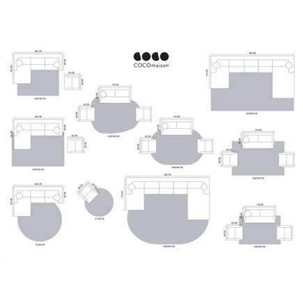XOOON Timeless - Vera 160x230cm Antraciet