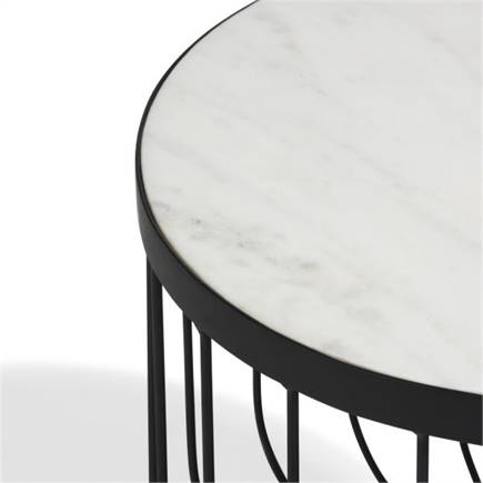 XOOON Lode set van 2 bijzettafels H50-40cm