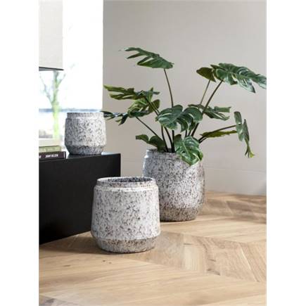 XOOON Dalila pot H20cm Beige