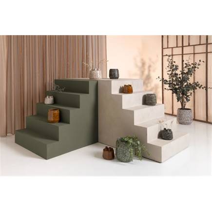XOOON Dalila pot H20cm Bruin