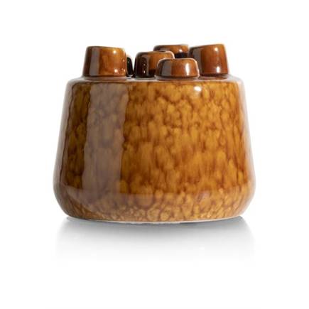XOOON Safia vaas H15cm Bruin