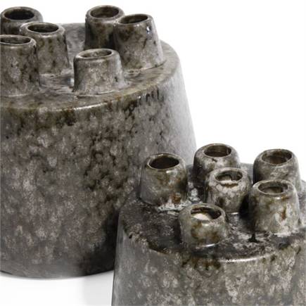XOOON Safia vaas H15cm Zwart