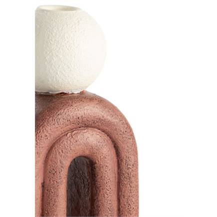 XOOON Lot kandelaar H15,5cm Bruin