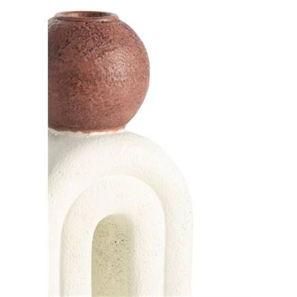 XOOON Lot kandelaar H15,5cm Creme
