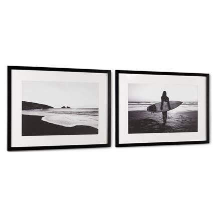 XOOON Chill Waves set van 2 schilderijen 60x80cm