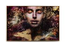 XOOON COCOMAISON wanddecoratie Graffity Lady schilderij 120x80cm