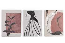 XOOON COCOMAISON wanddecoratie Sunkissed set van 3 prints 50x70cm