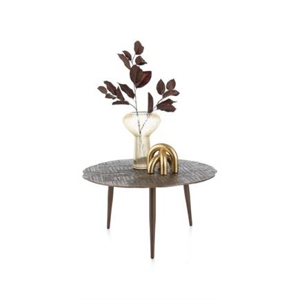 XOOON Vica bijzettafel 70x70x38cm Koper