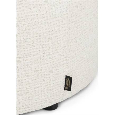 XOOON BeautiQ - Chic poef - rond 80 cm Creme