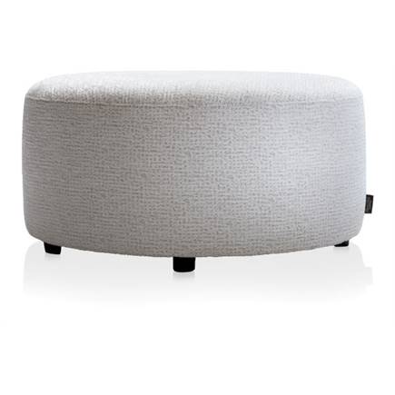 XOOON BeautiQ - Chic poef - rond 80 cm Creme