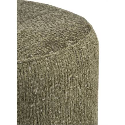 XOOON BeautiQ - Chic poef - rond 80 cm Olijf