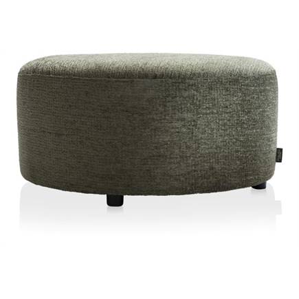 XOOON BeautiQ - Chic poef - rond 80 cm Olijf