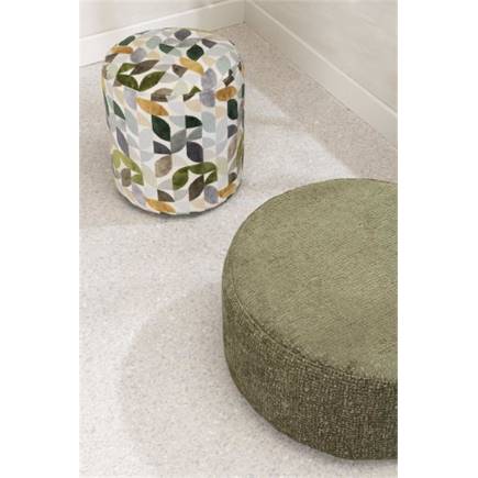 XOOON BeautiQ - Elite poef - rond 42 cm Olijf