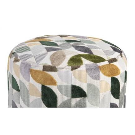 XOOON BeautiQ - Elite poef - rond 42 cm Olijf