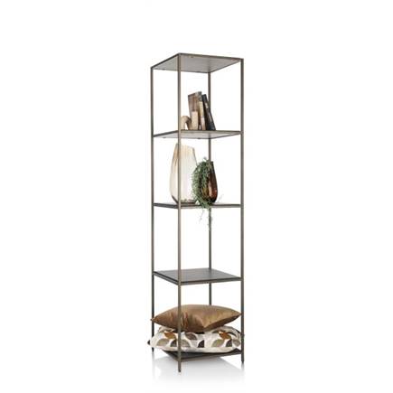XOOON Stand up rek 45x50x193cm Goud