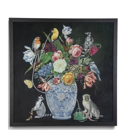 XOOON Catch The Thief schilderij 100x100cm