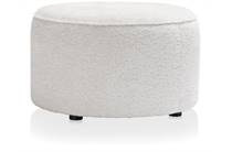 XOOON COCOMAISON  Roan poef rond H44cm Creme