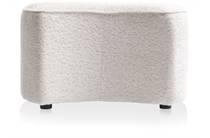 XOOON COCOMAISON  Roan poef maan H44cm Creme