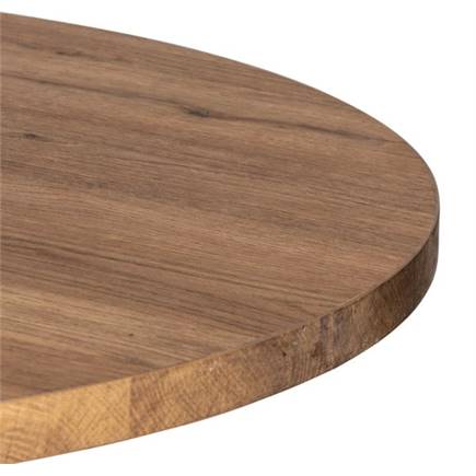 XOOON Brest bistrotafel vintage oak D80cm