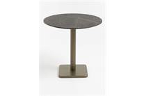 XOOON COCOMAISON  Brest bistrotafel marble onyx D80cm Goud