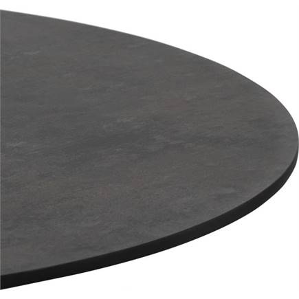 XOOON Brest bistrotafel stone anthracite D80cm
