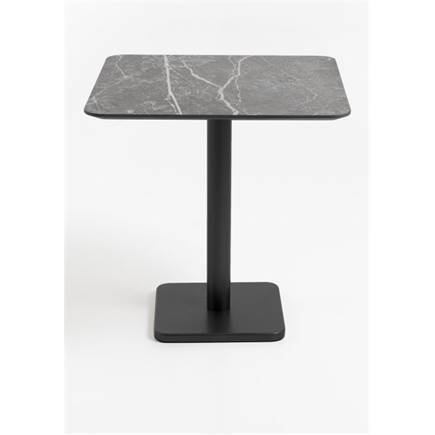 XOOON Brest bistrotafel marble light grey 75x75cm