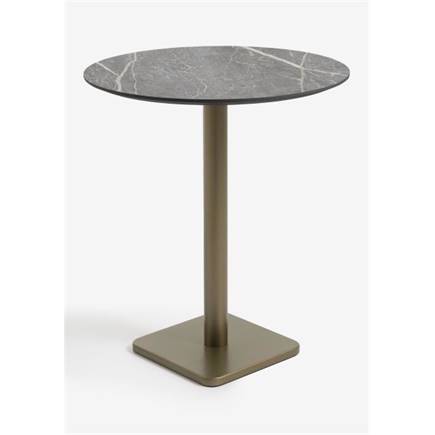 XOOON Brest bartafel marble light grey D80cm