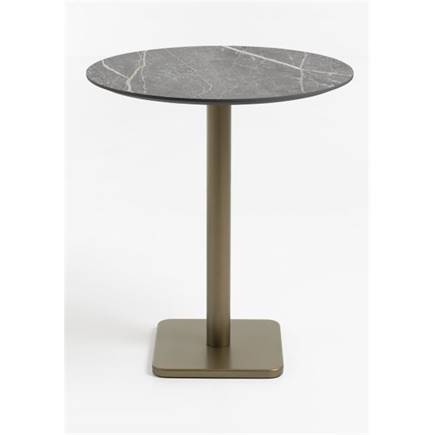 XOOON Brest bartafel marble light grey D80cm