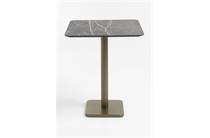 XOOON Brest bartafel marble light grey 75x75cm Goud 