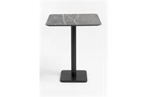 XOOON Brest bartafel marble light grey 75x75cm Zwart 