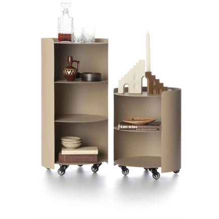 XOOON Owen bijzettafel H46cm Taupe