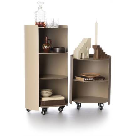 XOOON Owen bijzettafel H46cm Taupe