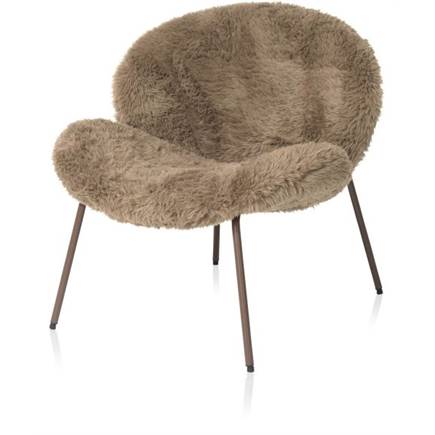 XOOON Freddy fauteuil Koper