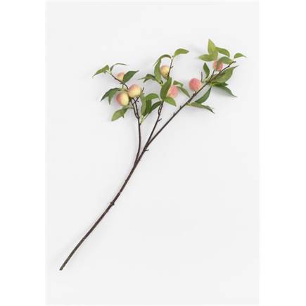 XOOON Peach spray kunstbloem H85cm