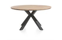 XOOON COLOMBO ronde tafel eetkamertafel rond 150 cm massief eiken + mdf