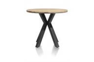 XOOON COLOMBO ronde tafel bartafel rond 110 cm - massief eiken + MDF
