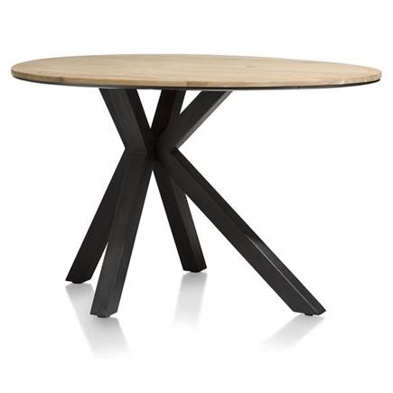 Moeras uitbreiden hoesten XOOON COLOMBO ronde tafel - bartafel ovaal 150 x 110 cm - massief eiken +  MDF - Lubbers Wonen & Slapen
