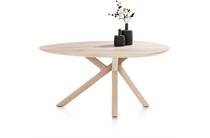 XOOON COSENZA eetkamertafel 160 x 115 cm Natural