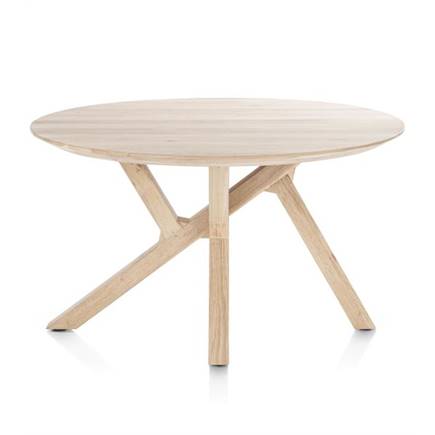 XOOON eetkamertafel rond 130 cm Natural