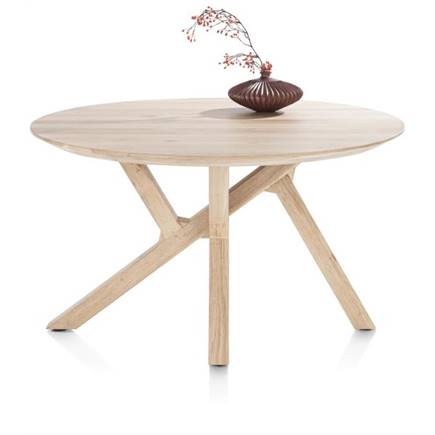 XOOON eetkamertafel rond 130 cm Natural