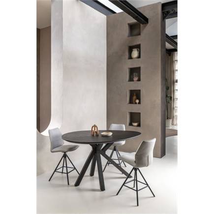 XOOON bartafel rond 130 cm (hoogte: 92 cm) Onyx